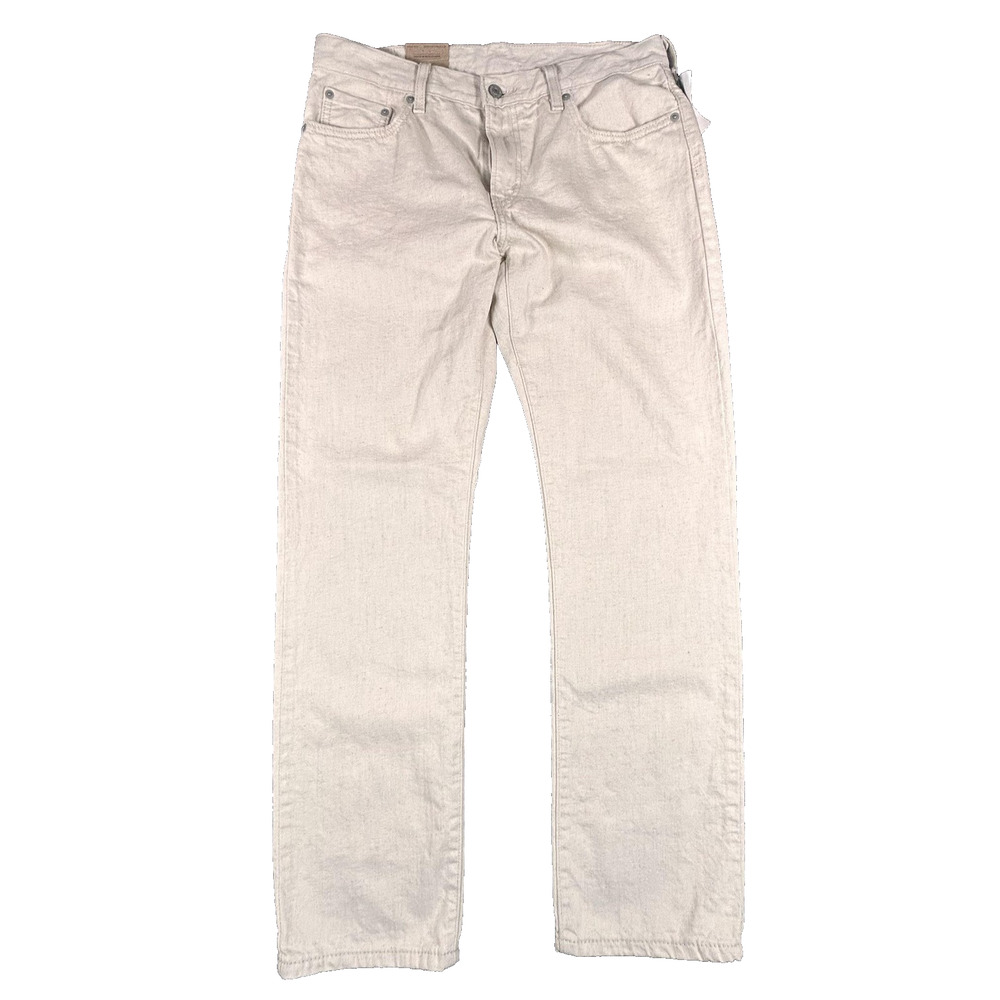 Levis Muddy Straight Jeans Mens 29x30 Beige Midweight Denim New with Tags